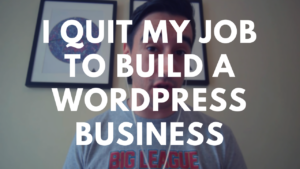 quit job work wordpress business